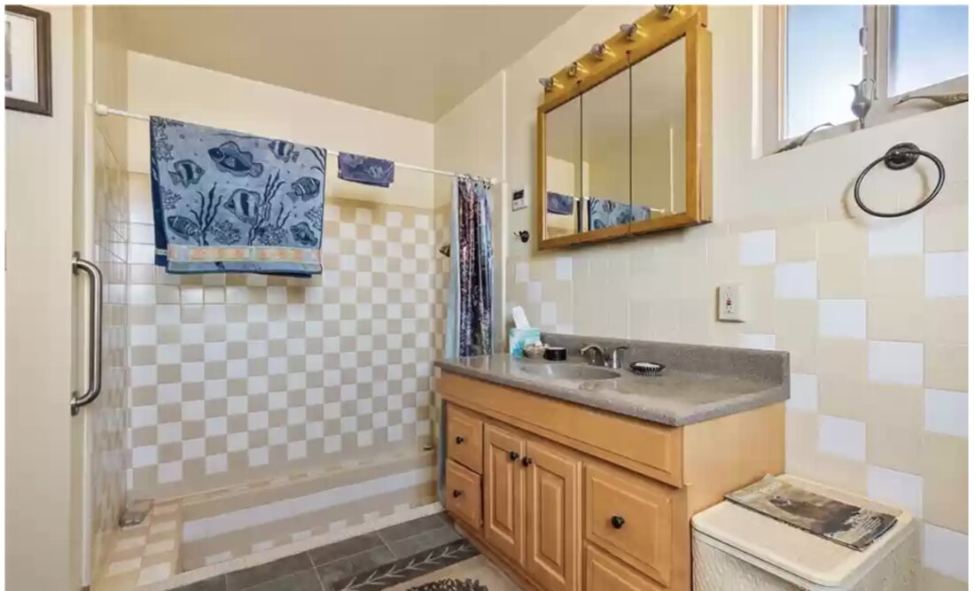 Before — the bathroom