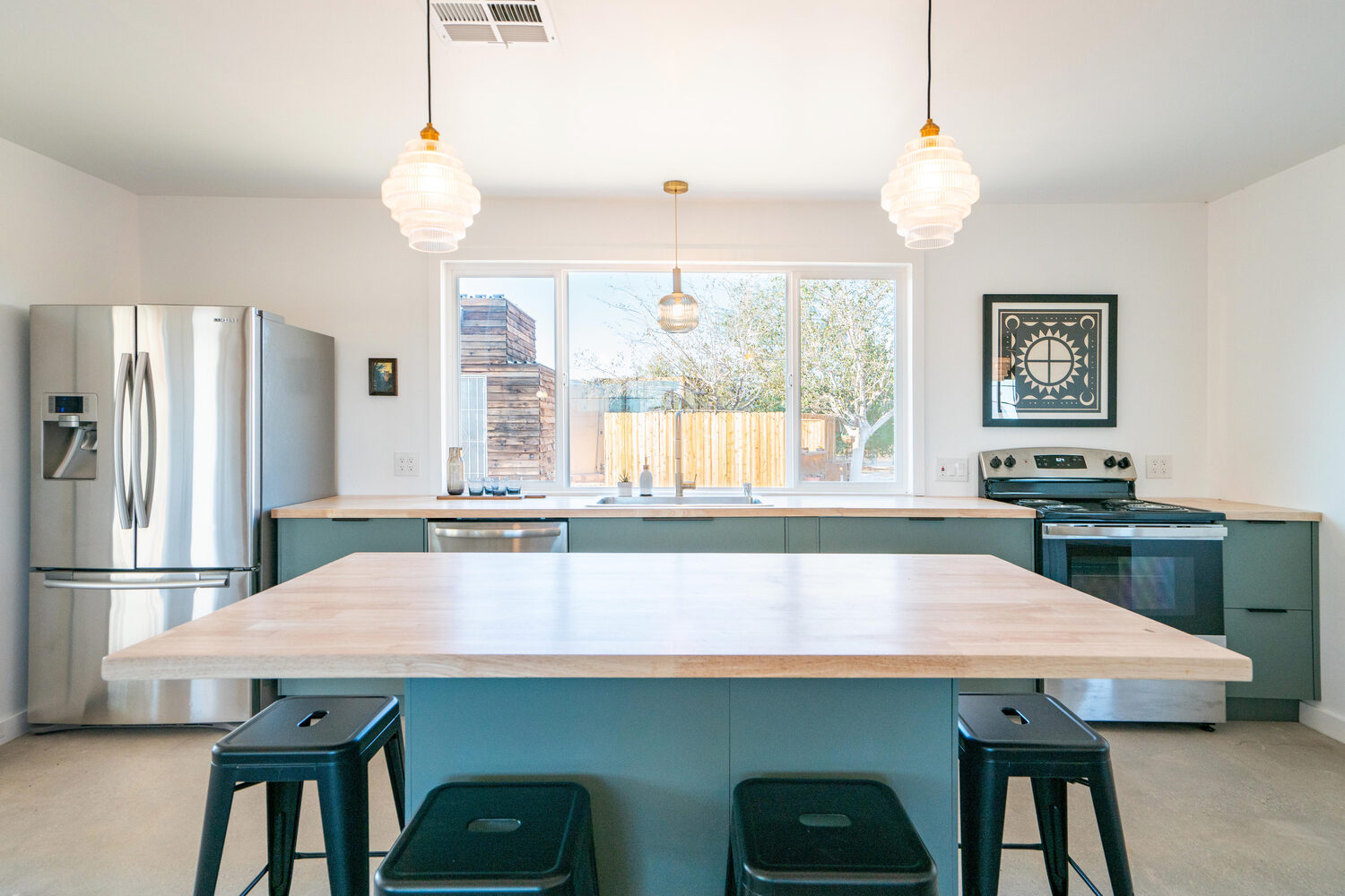 After — the kitchen